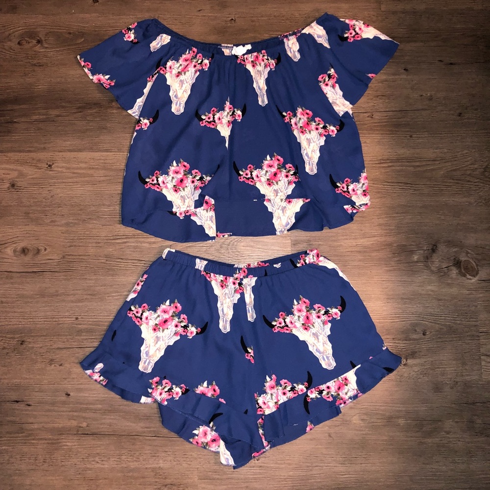 PEACH LOVE two piece set